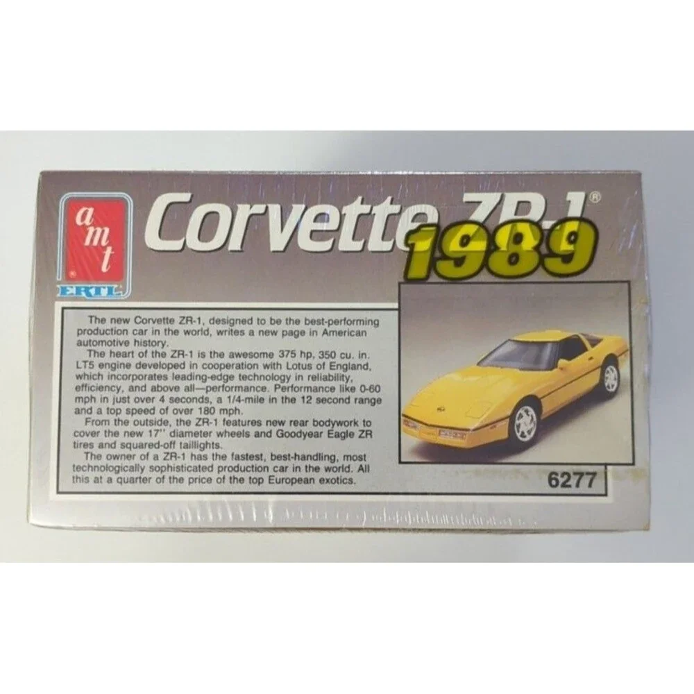 AMT ERTL 1:25 scale 1989 Corvette ZR-1 Model Car Kit #6277 FACTORY SEALED